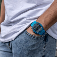 URBN22 URBN22 Nitro Liquid Blue streetlife chronograaf horloge