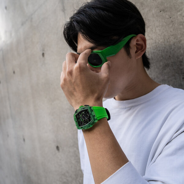 URBN22 Nitro Radiant Green streetlife chronograaf horloge