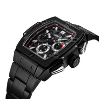 URBN22 URBN22 Onyx Vigorous Black streetlife chronograaf horloge