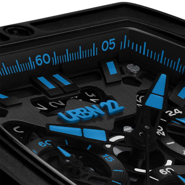 URBN22 Onyx Electric Blue horloge Shop nu