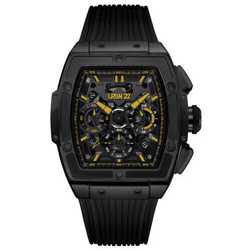 URBN22 Onyx Melting Yellow streetlife horloge