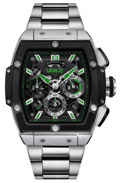 URBN22 Iron Viper Green streetlife chronograaf horloge