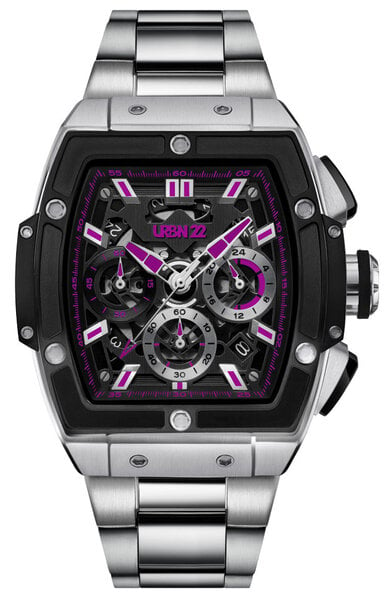 URBN22 Iron Cosmic Purple streetlife chronograaf horloge