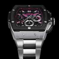 URBN22 URBN22 Iron Rebelious Pink streetlife chronograaf horloge