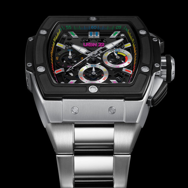 URBN22 URBN22 Iron Steel Mayhem streetlife chronograaf horloge
