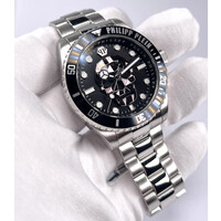 Philipp Plein Philipp Plein PWOAA0522 The Skull Diver horloge 44 mm