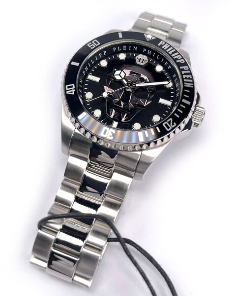 Philipp Plein Philipp Plein PWOAA0522 The Skull Diver horloge 44 mm