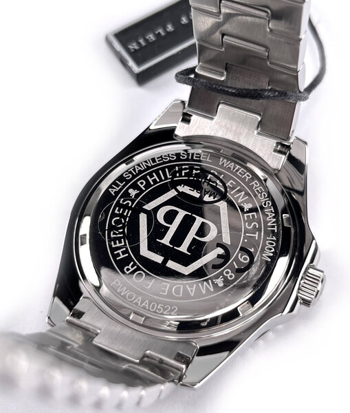 Philipp Plein Philipp Plein PWOAA0522 The Skull Diver horloge 44 mm