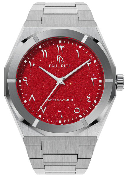 Paul Rich Paul Rich Star Dust II Pasha's Ruby Arabic Silver ARAB207 horloge