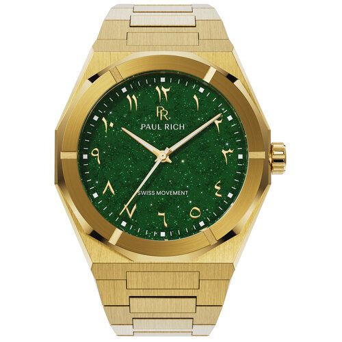 Paul Rich Star Dust II Emerald Dune Arabic Gold ARAB208 horloge