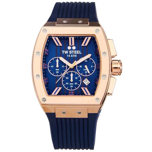 TW Steel TWTO3 Tonneau chronograaf horloge 42 mm