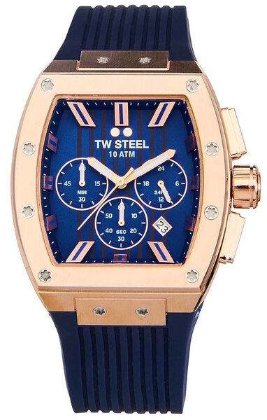 TW Steel TW Steel TO3 Tonneau chronograaf horloge 42 mm