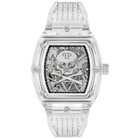 Philipp Plein Philipp Plein PWPTA0524 The Skeleton Crystal automatisch horloge