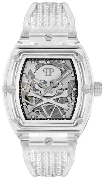 Philipp Plein Philipp Plein PWPTA0524 The Skeleton Crystal automatisch horloge