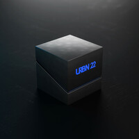 URBN22 URBN22 Onyx Nuclear Green streetlife chronograaf horloge