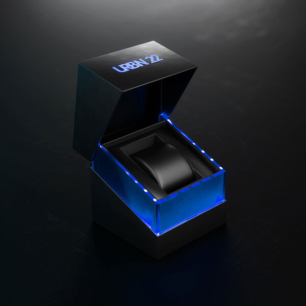 URBN22 URBN22 Nitro Liquid Blue streetlife chronograaf horloge
