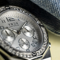 VNDX Amsterdam VNDX The One Silver White MS12886-02 dameshorloge