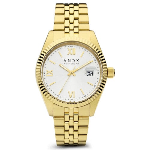VNDX Dare Devil XL Gold White MD43008-02 dameshorloge
