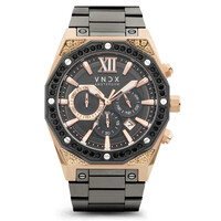 VNDX Amsterdam VNDX Wise Man Steel Stones Rose Gold MR11880-16 horloge