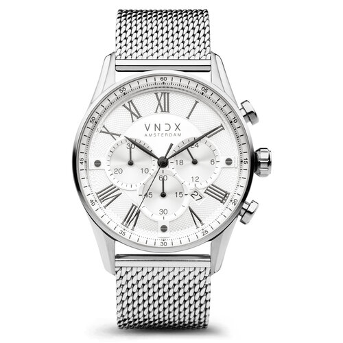 VNDX The Chief Steel Silver White MS33056-02 horloge