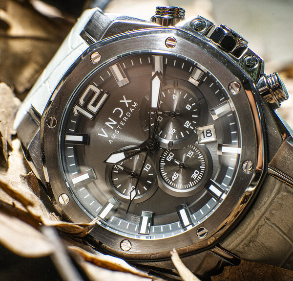 VNDX Amsterdam VNDX Wise Man Gun Grey LG11888-16 horloge