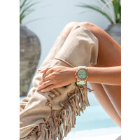 VNDX Amsterdam VNDX Ibiza Rebel Rose Gold Turquoise LR12810-25 horloge