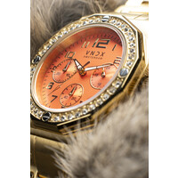 VNDX Amsterdam VNDX The One Gold Orange MD12886-30 dameshorloge