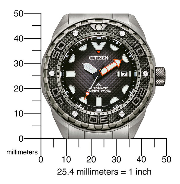 Citizen Citizen NB6004-83E Promaster Marine automatisch horloge 46 mm DEMO
