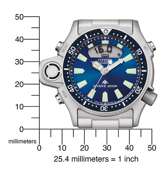Citizen Citizen JP2000-67L Promaster Marine horloge DEMO