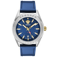 Versace Versace VEAFA0124 V-Code GMT horloge 42 mm