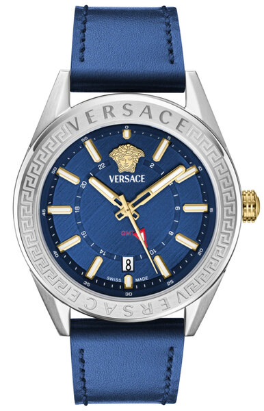 Versace Versace VEAFA0124 V-Code GMT horloge 42 mm
