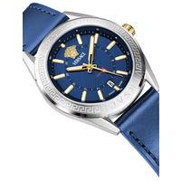 Versace Versace VEAFA0124 V-Code GMT horloge 42 mm