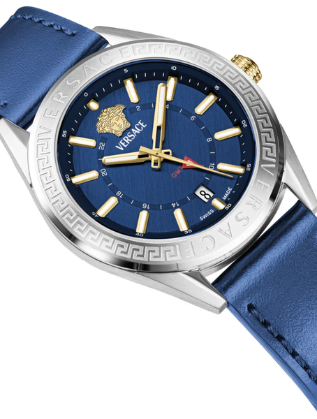 Versace Versace VEAFA0124 V-Code GMT horloge 42 mm