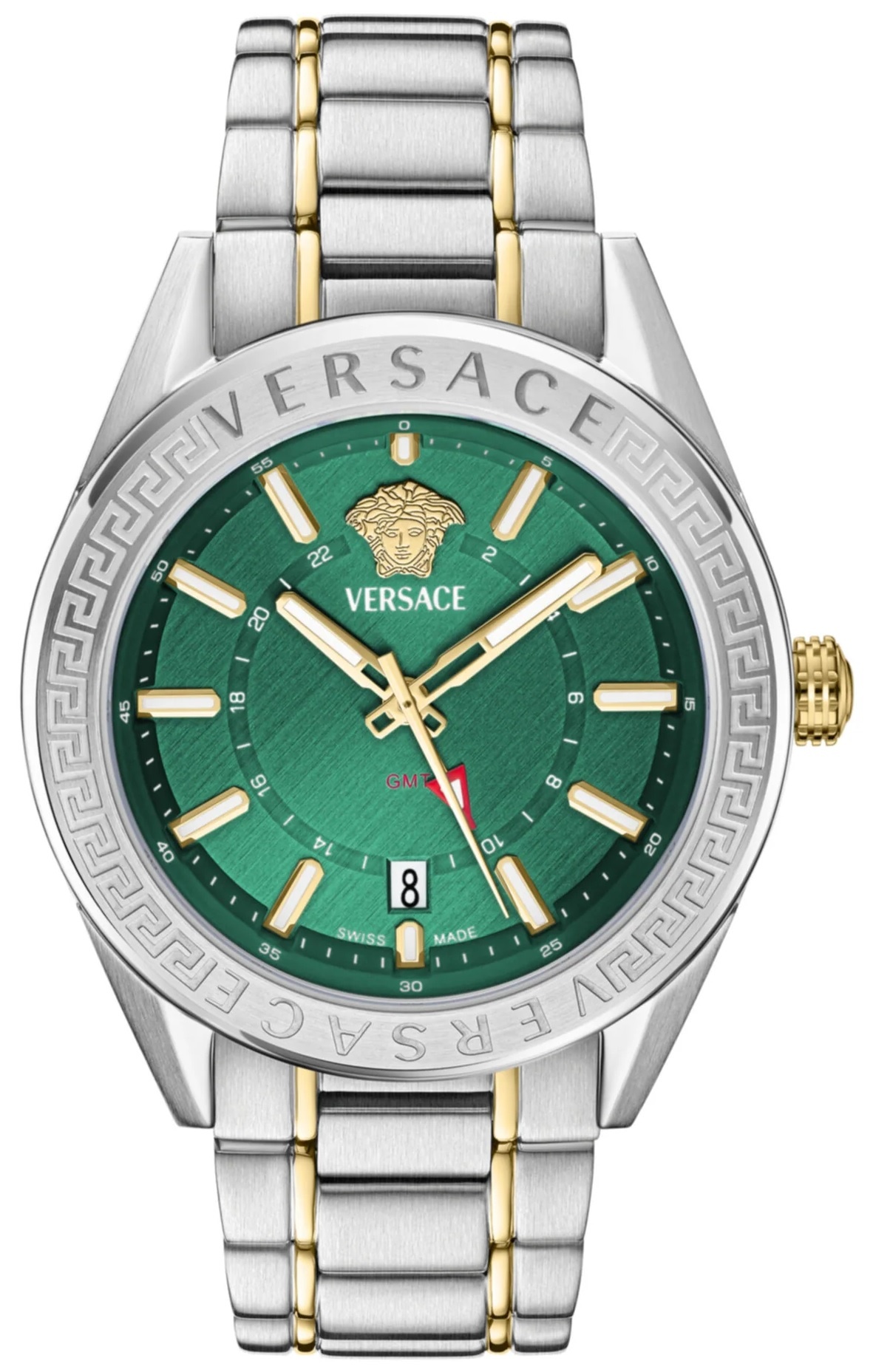 Versace VEAFA0524 V-Code horloge: Luxe voor elke gelegenheid!