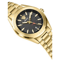 Versace Versace VEAFA0724 V-Code GMT horloge 42 mm
