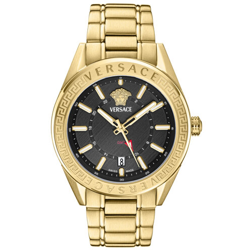 Versace VEAFA0724 V-Code GMT horloge 42 mm