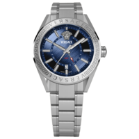 Versace Versace VEAFA0424 V-Code GMT horloge 42 mm