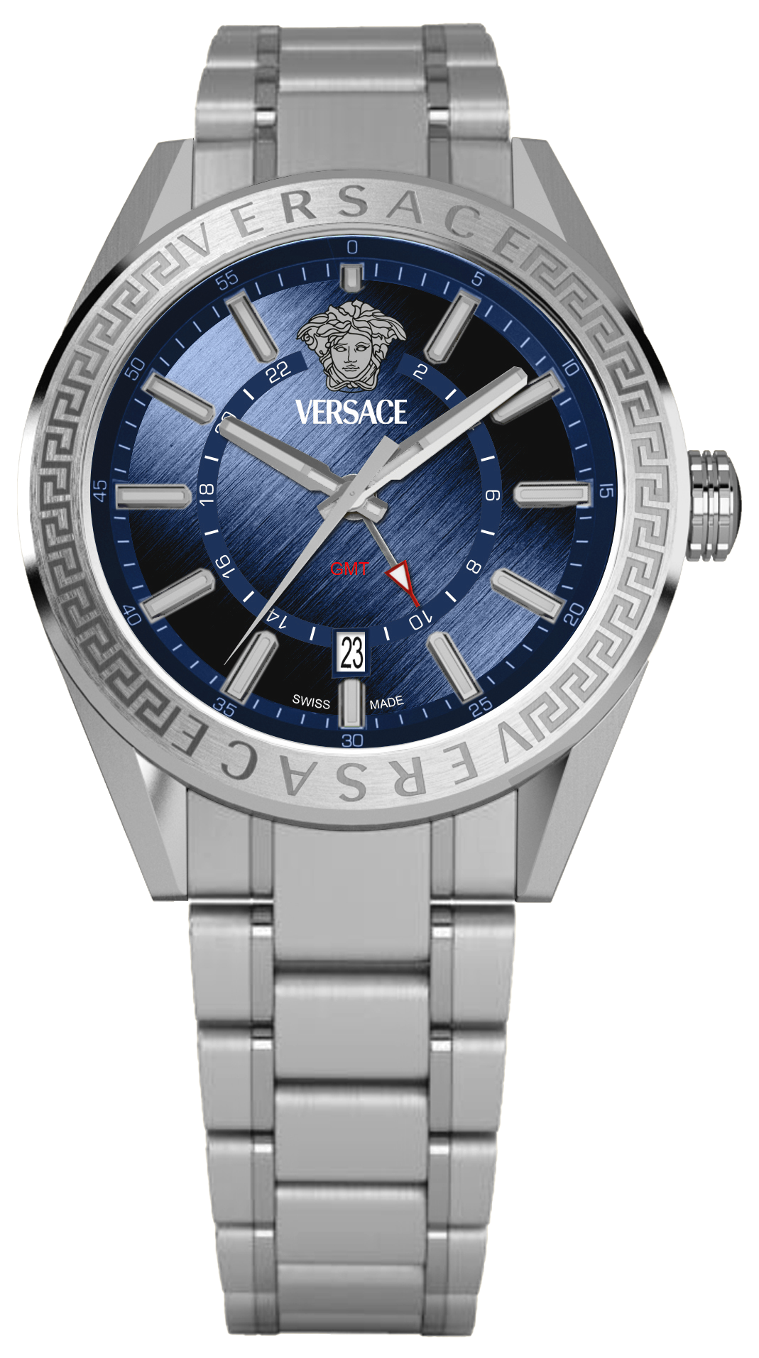 Versace VEAFA0424 V-Code GMT horloge