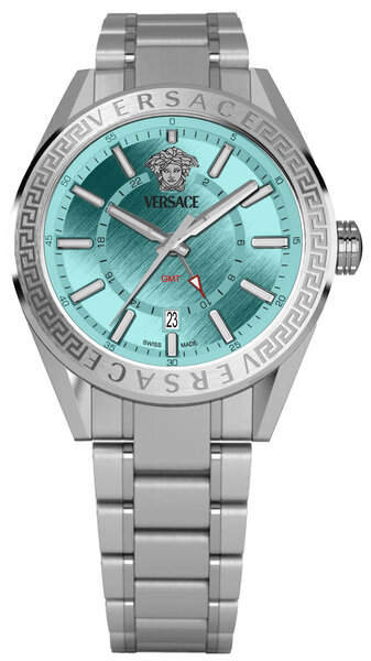 Versace Versace VEAFA0324 V-Code GMT horloge 42 mm