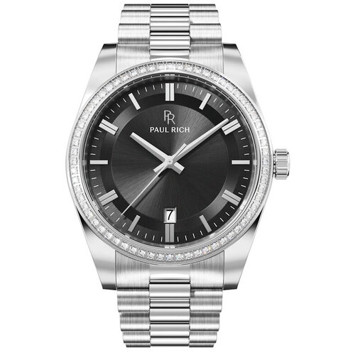 Paul Rich Legacy Silver Black LEG04 horloge