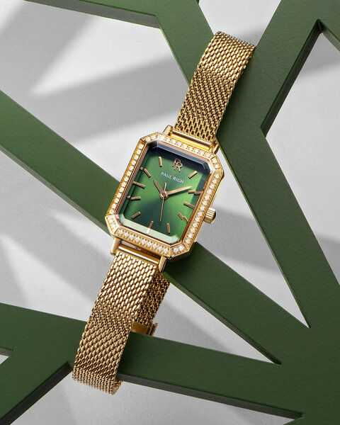Paul Rich Paul Rich Icon Gold Green ICO05 dameshorloge