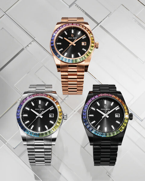 Paul Rich Paul Rich Legacy Rainbow Limited Silver LEG04RA horloge