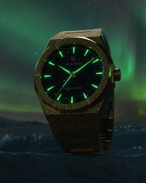 Paul Rich Paul Rich Frosted Star Dust II Void Gold Black VOID02 horloge