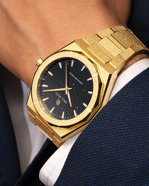 Paul Rich Paul Rich Frosted Star Dust II Void Gold Black VOID02 horloge