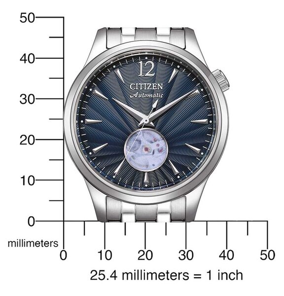 Citizen Citizen NH9131-73L Mechanical Open Hearth horloge