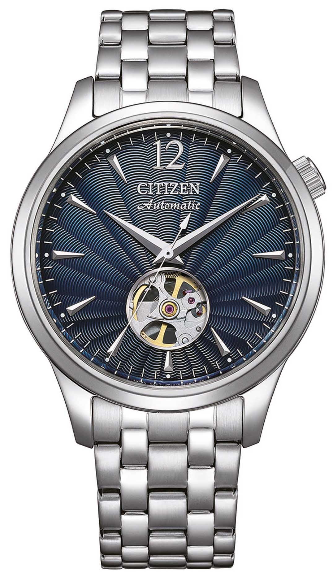 8639① Citizen NH9131-73L Mechanical Open Hearth horloge