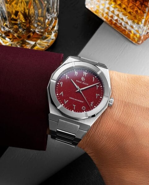 Paul Rich Paul Rich Star Dust II Pasha's Ruby Arabic Silver ARAB207 horloge