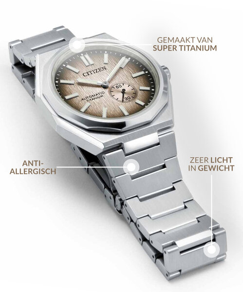 Citizen Citizen NK5020-58P Zenshin 60 Super Titanium horloge