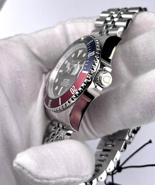 Duxot DX-2057-11 Onyx Black Atlantica Diver automatisch horloge DEMO