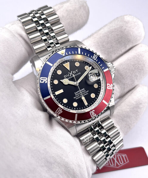 Duxot DX-2057-11 Onyx Black Atlantica Diver automatisch horloge DEMO